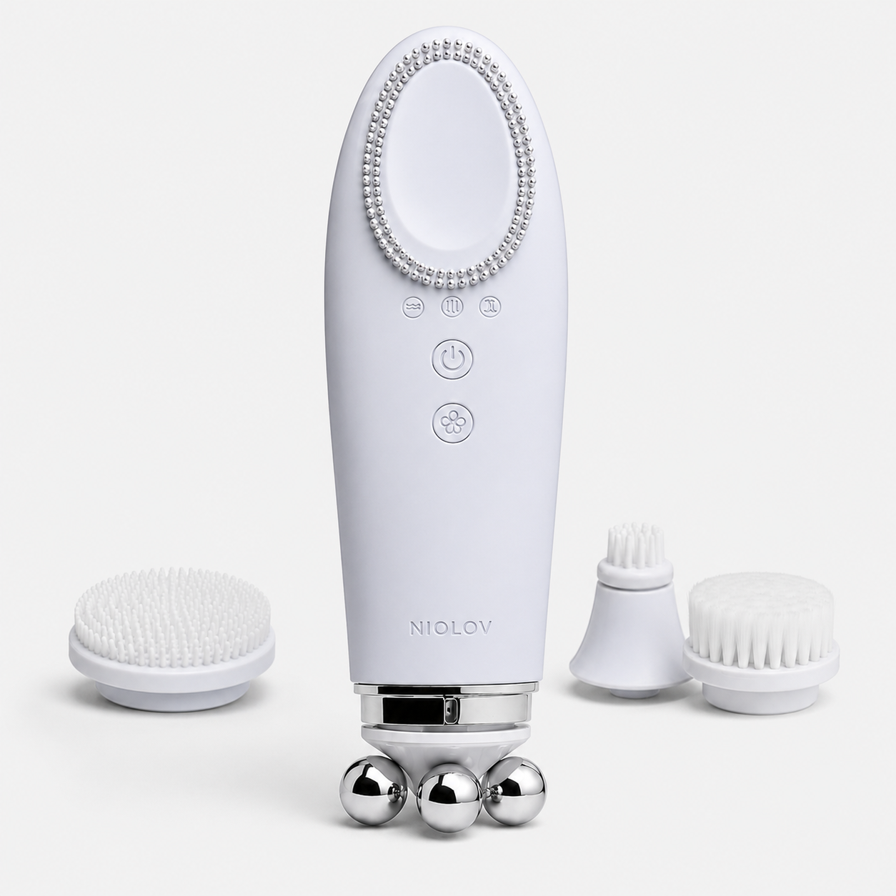 NIOLOV Glowand Multi-Beauty Wand – 5-in-1 facial sculpting, depuffing and cleansing device