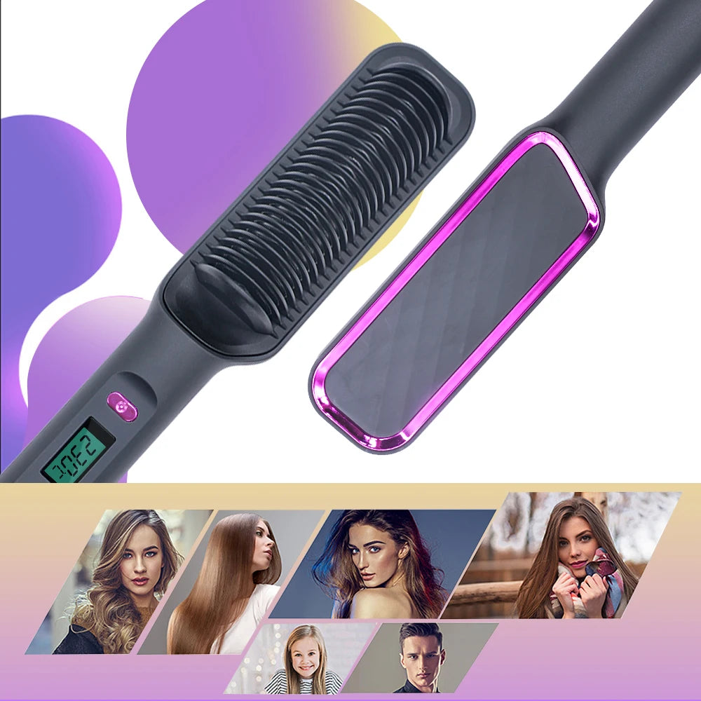 Electric Hair Straightener Comb
